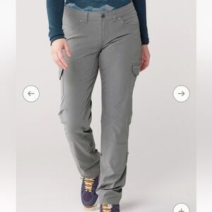 Kuhl Freeflex Roll Up Pants Womens 14 Gray Active Outdoor Hiking